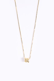 Gold Finish Pendant Necklace