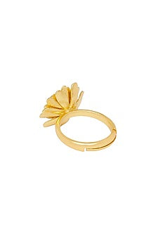 Gold Plated Pearl Ring