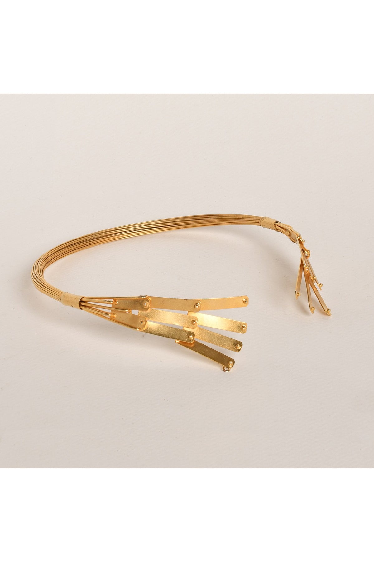 Gold Plated Handcrafted Choker Necklace
