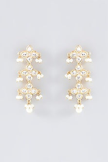 Gold Plated Kundan Polki Necklace Set