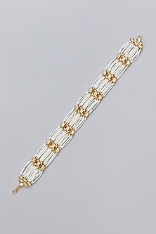 Gold Finish Kundan Polki Mathapatti