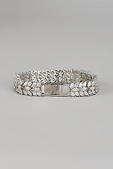 White Finish Diamond Bracelet