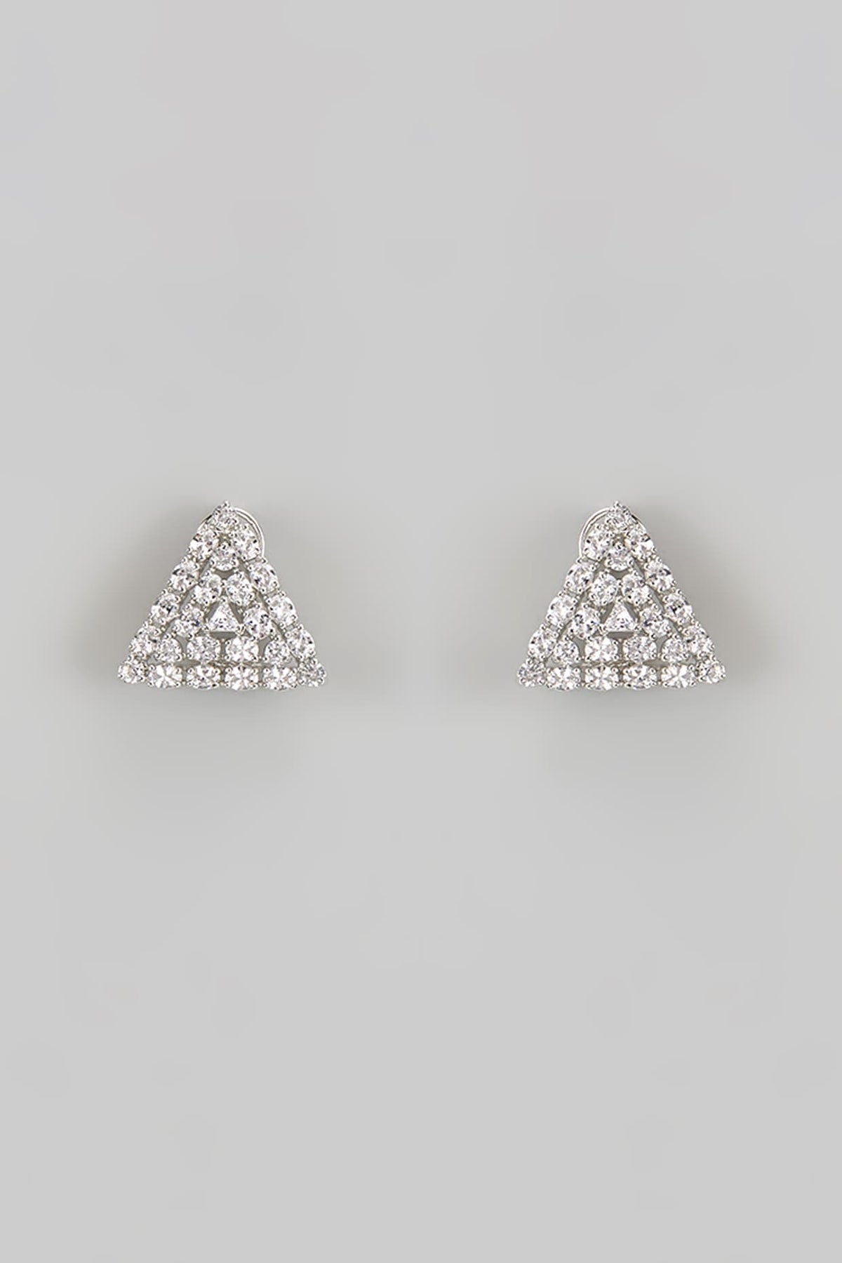 White Finish Diamond Layered Necklace Set
