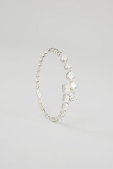 White Finish Diamond Bracelet