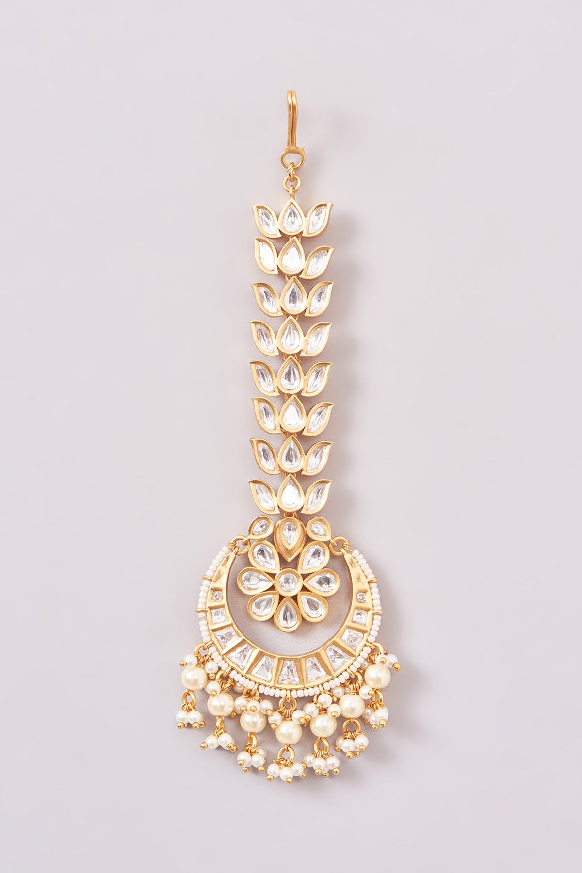 Gold Plated Kundan Polki Choker Necklace Set