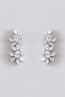 White Finish Zircon Necklace Set