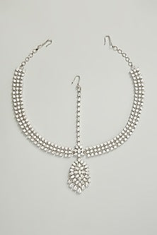 White Finish Diamond Mathapatti