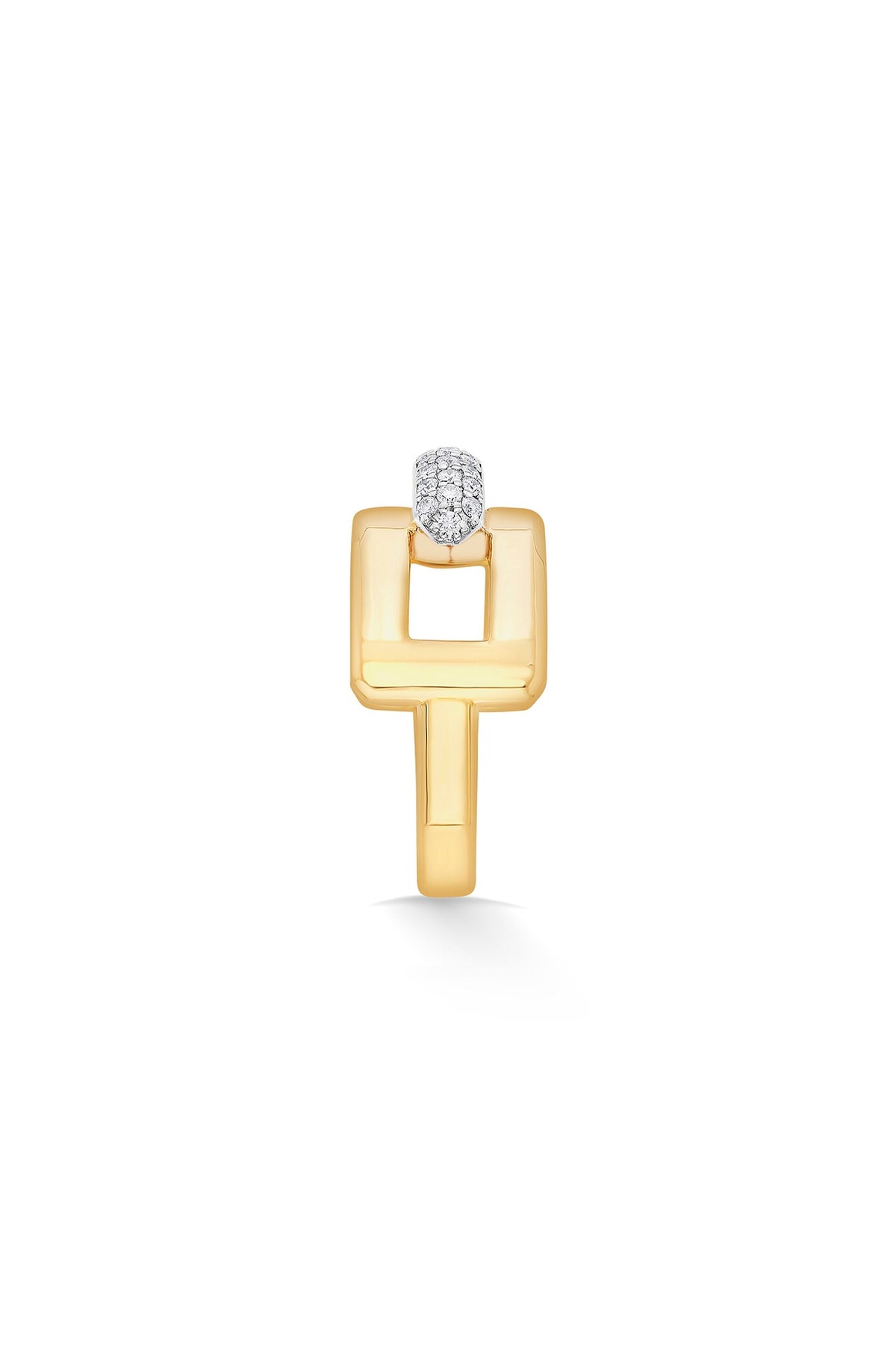 18kt Matte Rose Gold Finish Diamond Ring