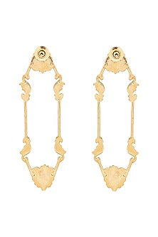 Gold Plated Charpente Earrings
