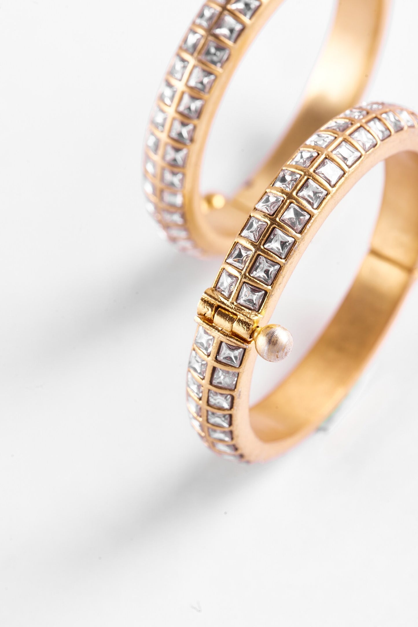 Jadau Kundan Bangles - Set of 2