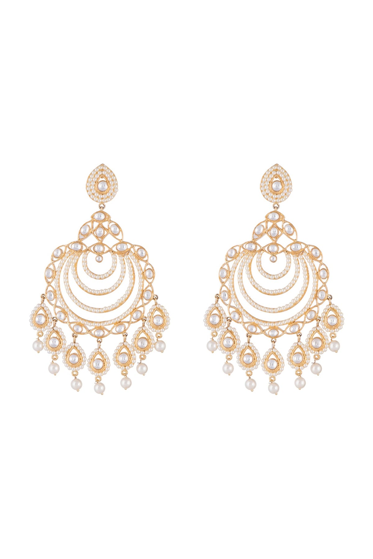 Gold Plated Long Earrings