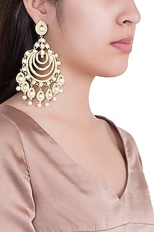 Gold Plated Long Earrings