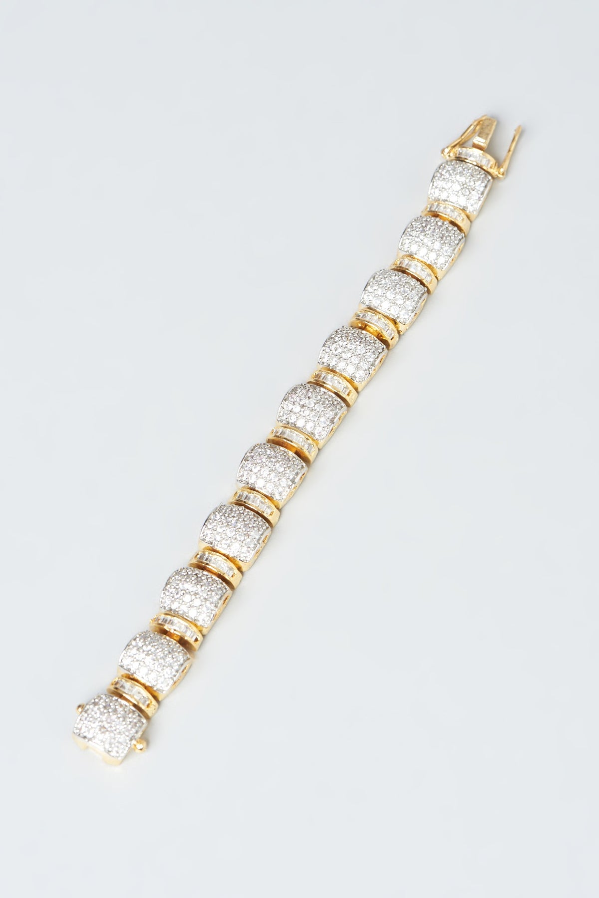 Gold Finish Zircon Bracelet