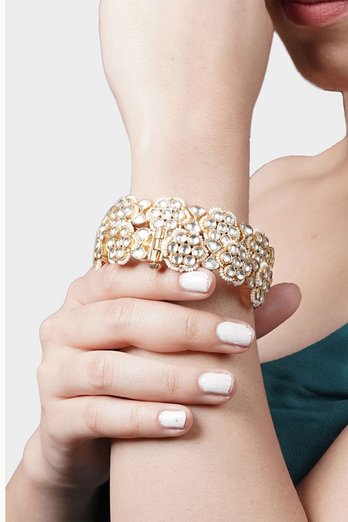 Kundan Bangles Set of 2