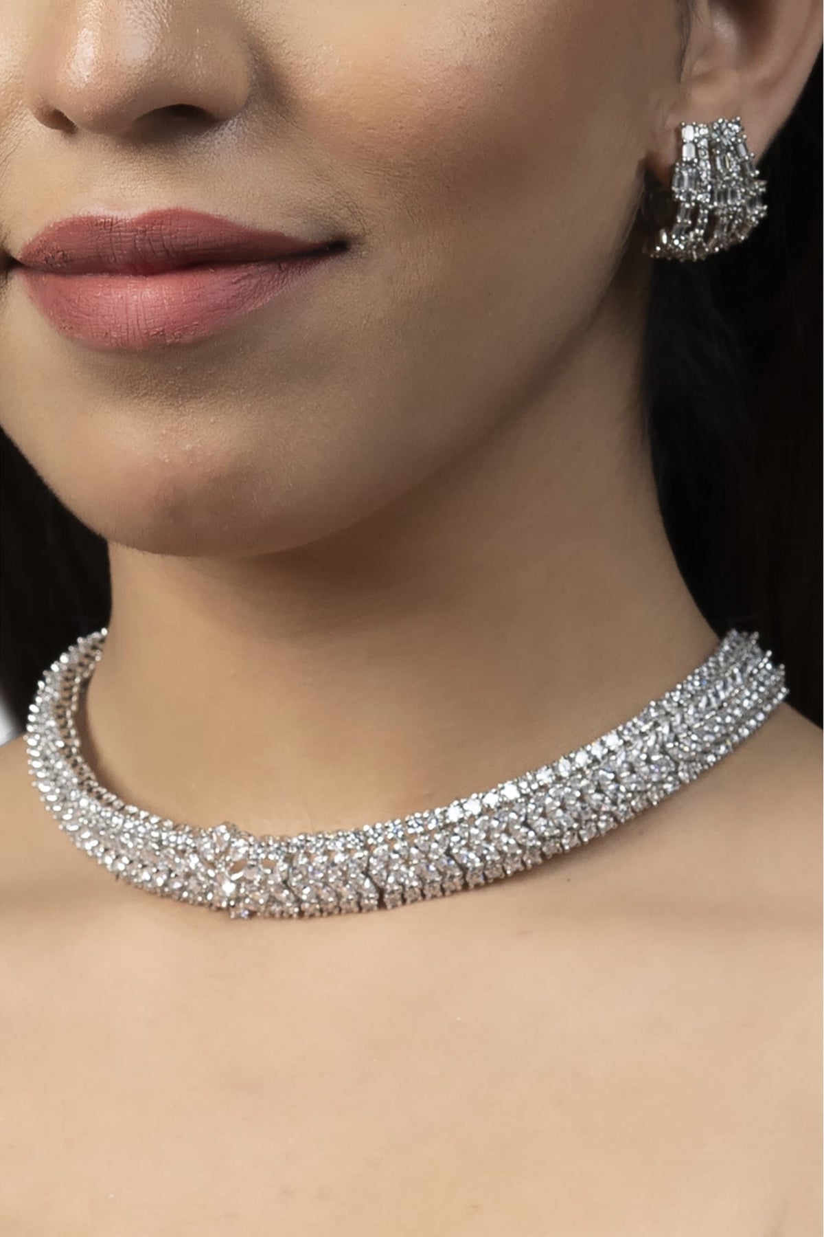 Zircon Choker Set