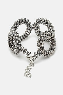 Silver Beaded Bracelet
