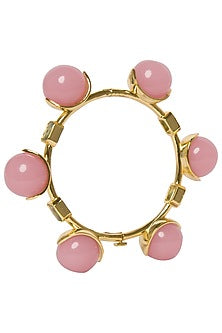 Mauve Zircon Ball Bangle