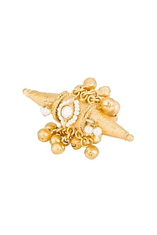 Gold Plated Spike Ring