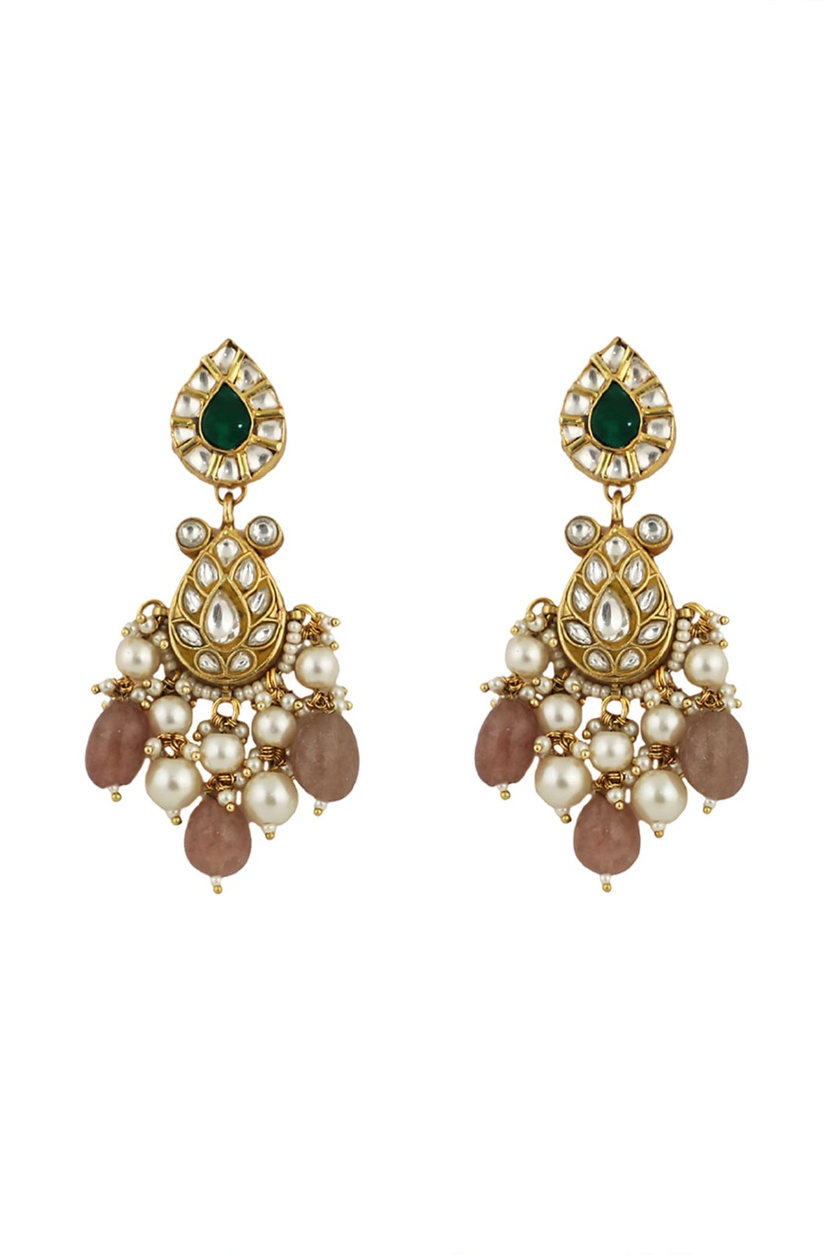 Gold Plated Beaded Necklace Set