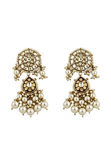 Gold Finish Meenakari Choker Necklace Set