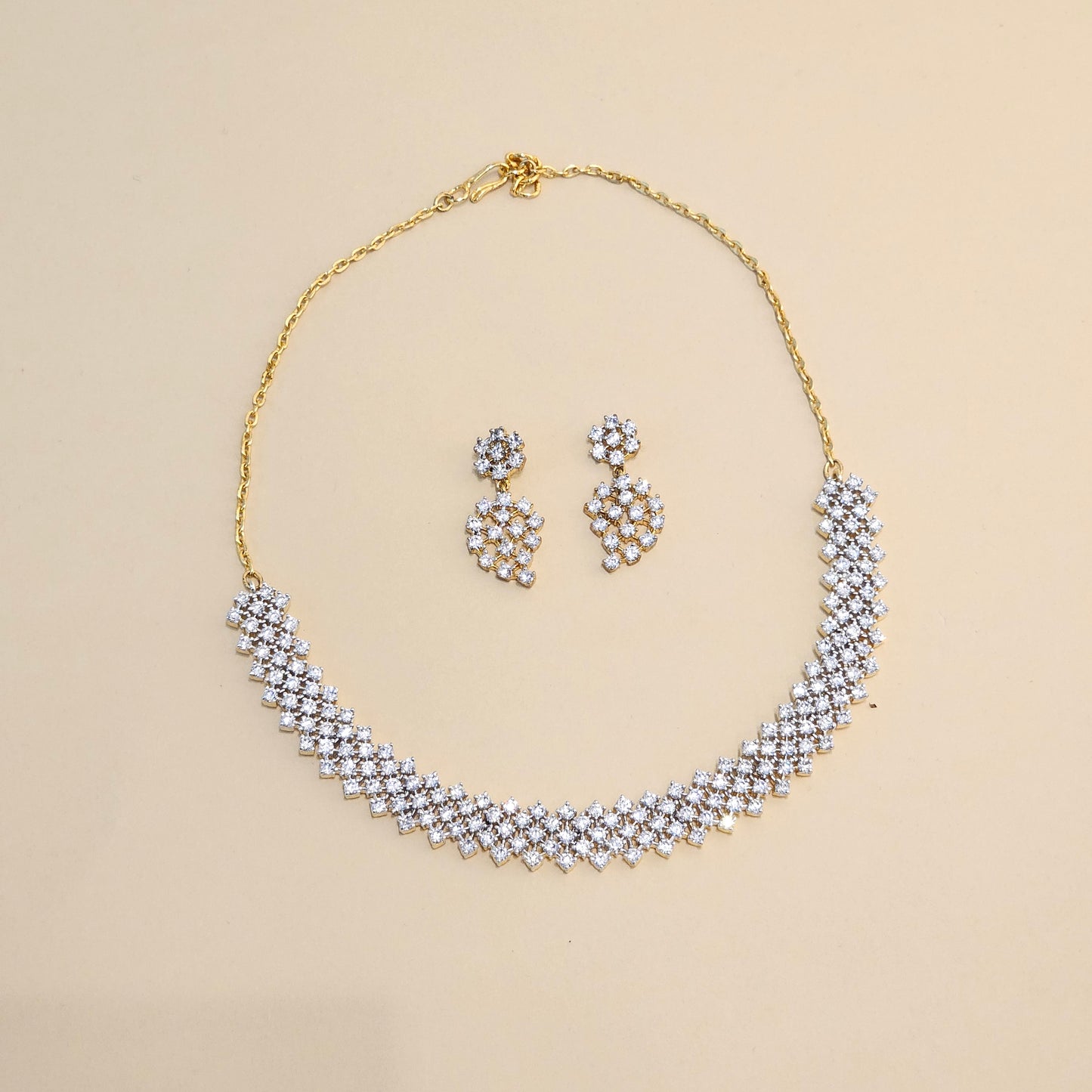 FAIZA Diamond necklace SET