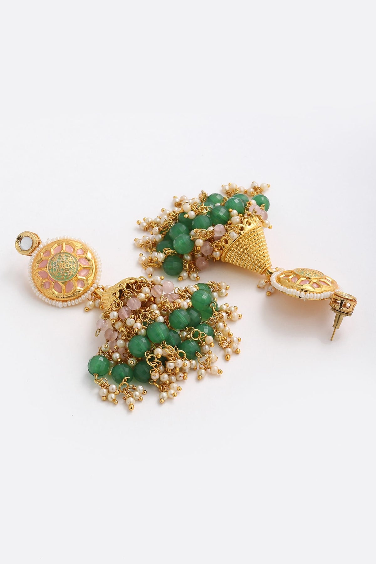 Stone Embellished Jhumkas