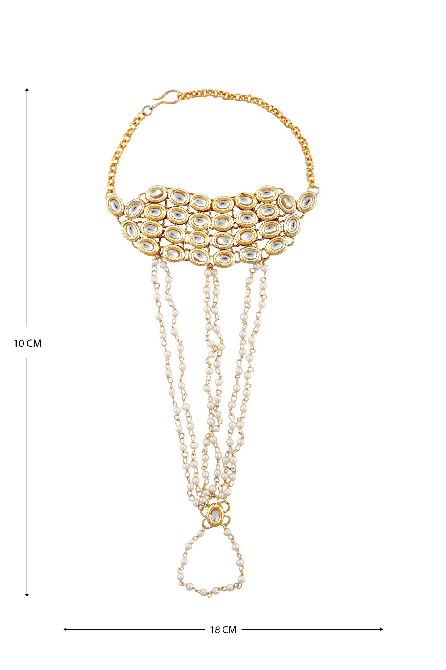 Kundan Haathphool Set