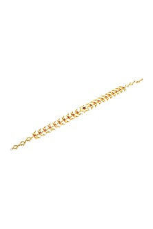 Gold Plated Sheesh Patti In Silver Alloy
