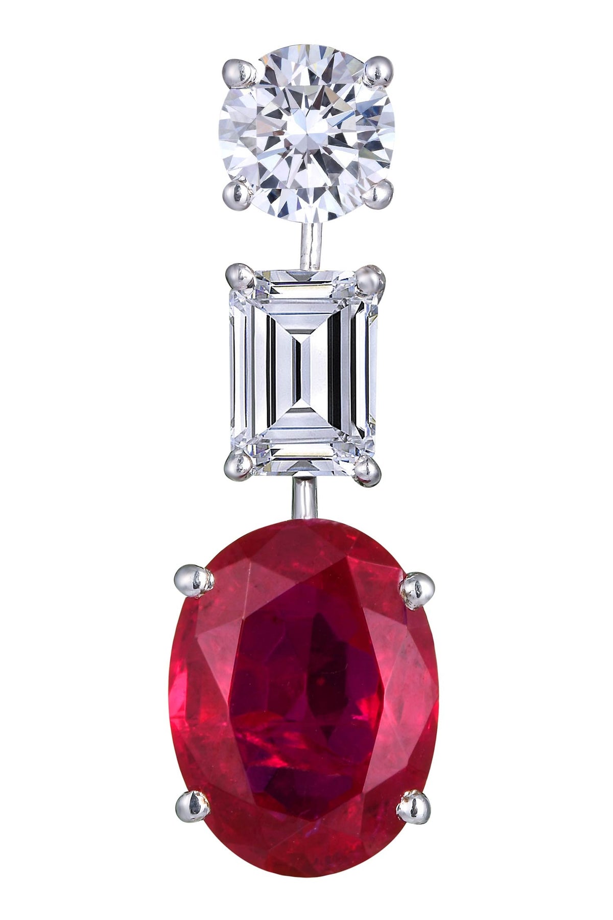 Geometric Swarovski Zirconia Danglers