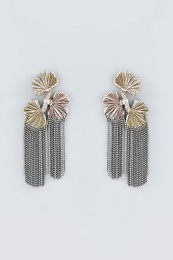 Mukaish & Zardosi Embroidered Dangler Earrings