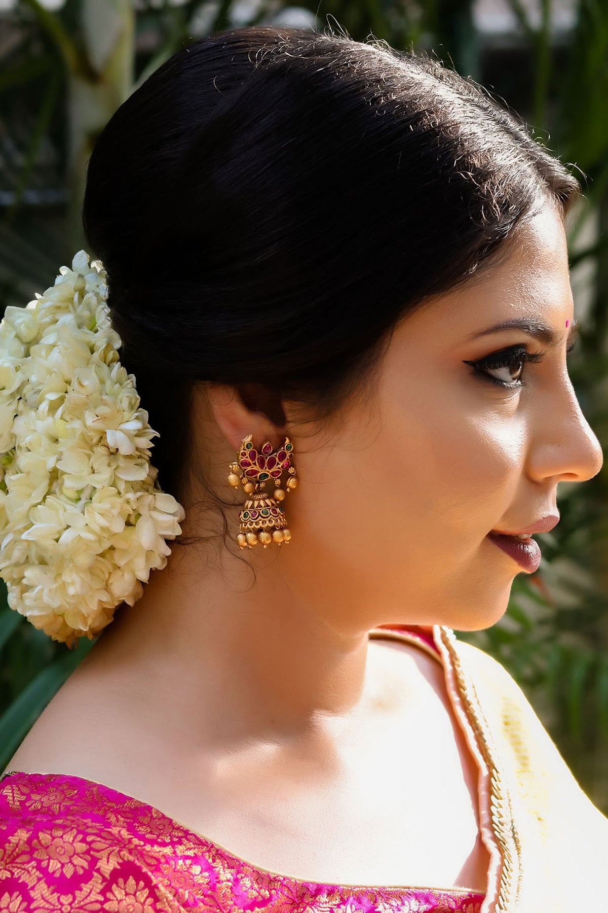 Bead Drop Jhumkas