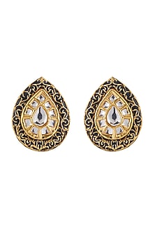 Gold Plated Meenakari Earrings