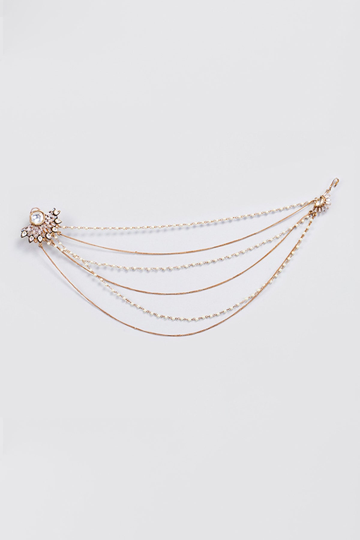 Gold Plated Pearl Stud Earrings