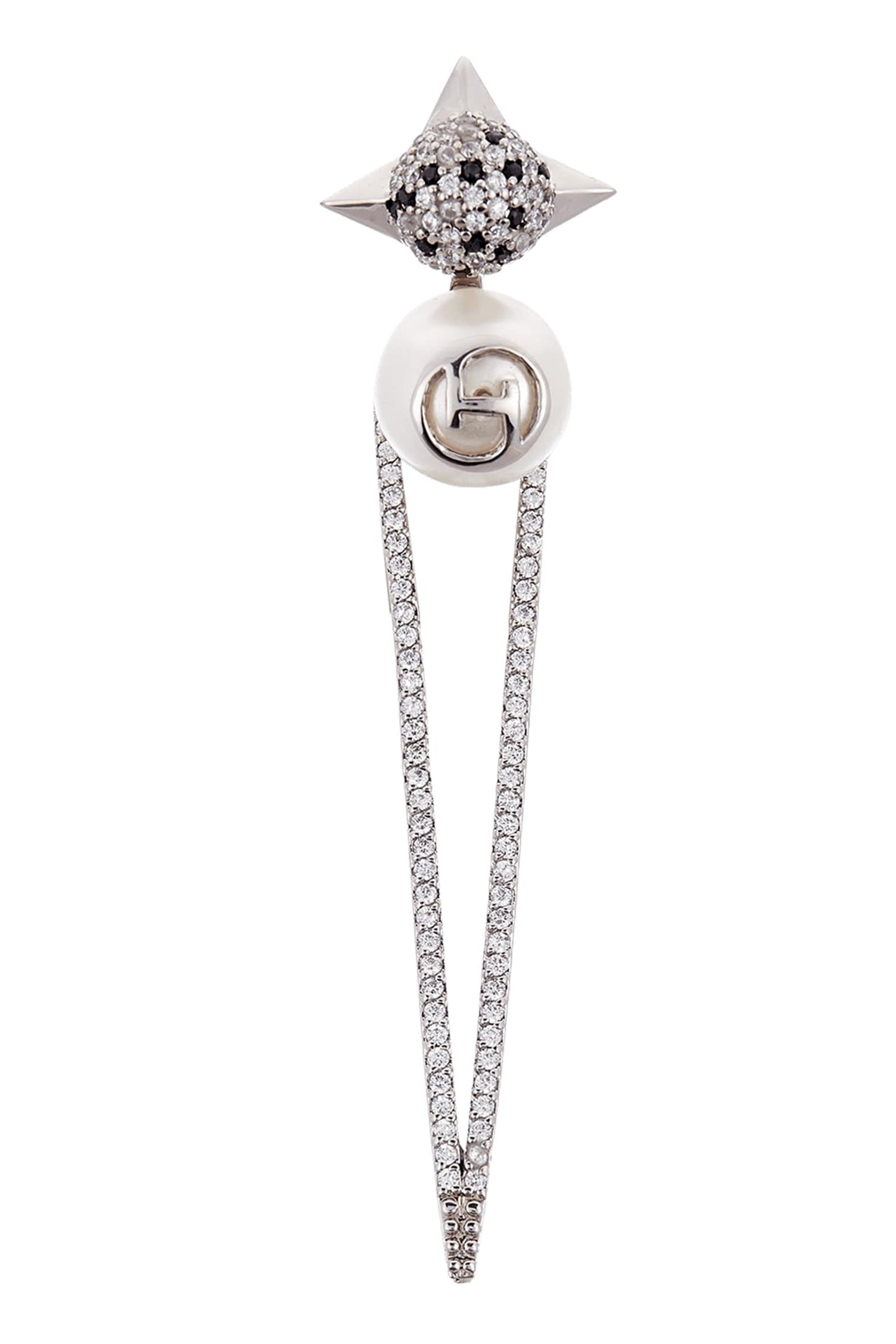 Crystal Spiked Statement Earrings