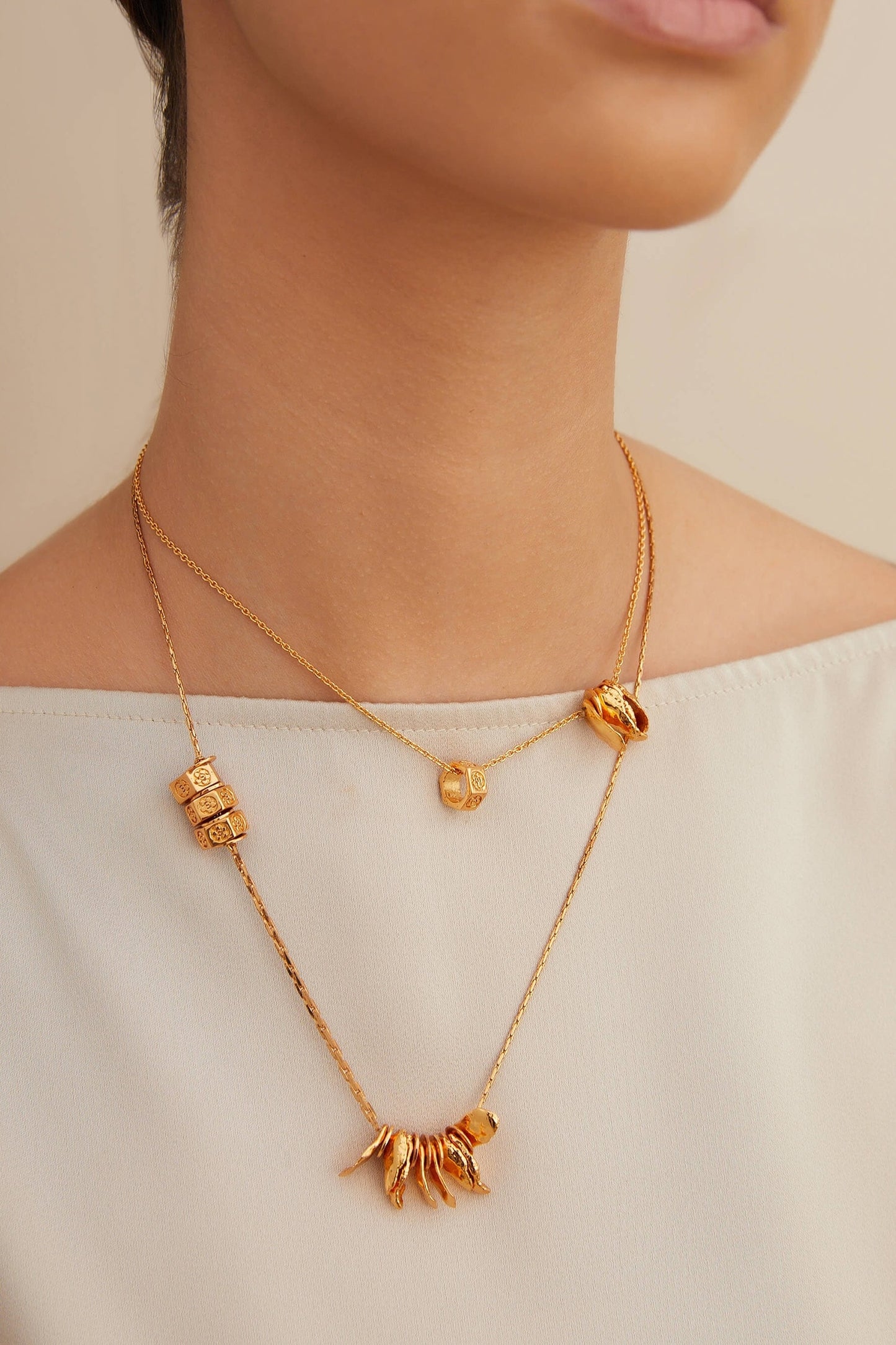 Poppi Bolt Layered Necklace