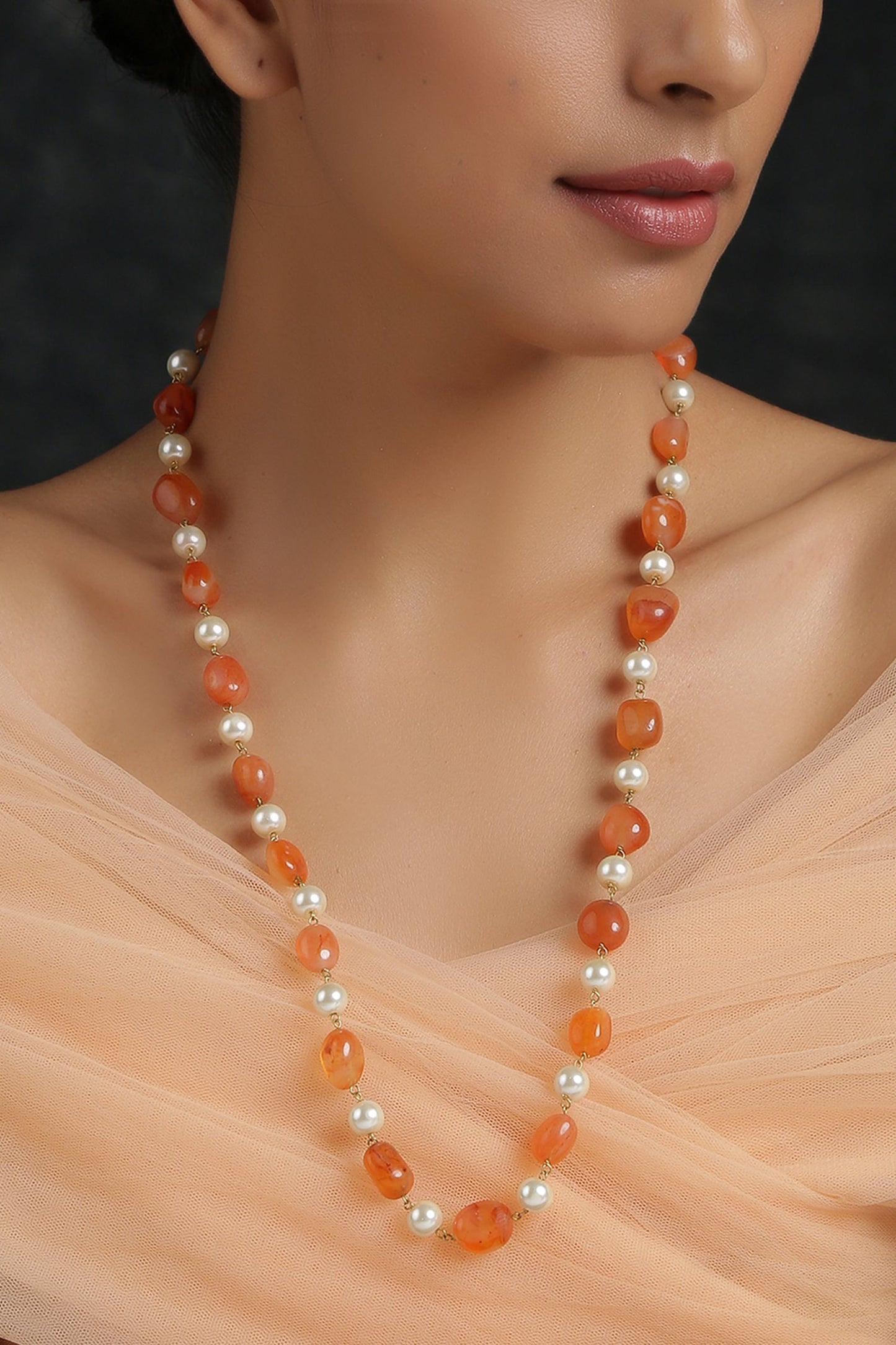 Bead Long Necklace