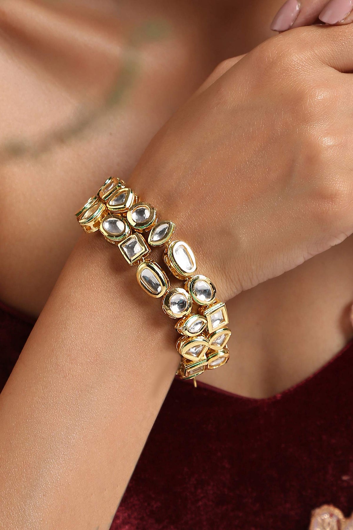 Kundan bracelet