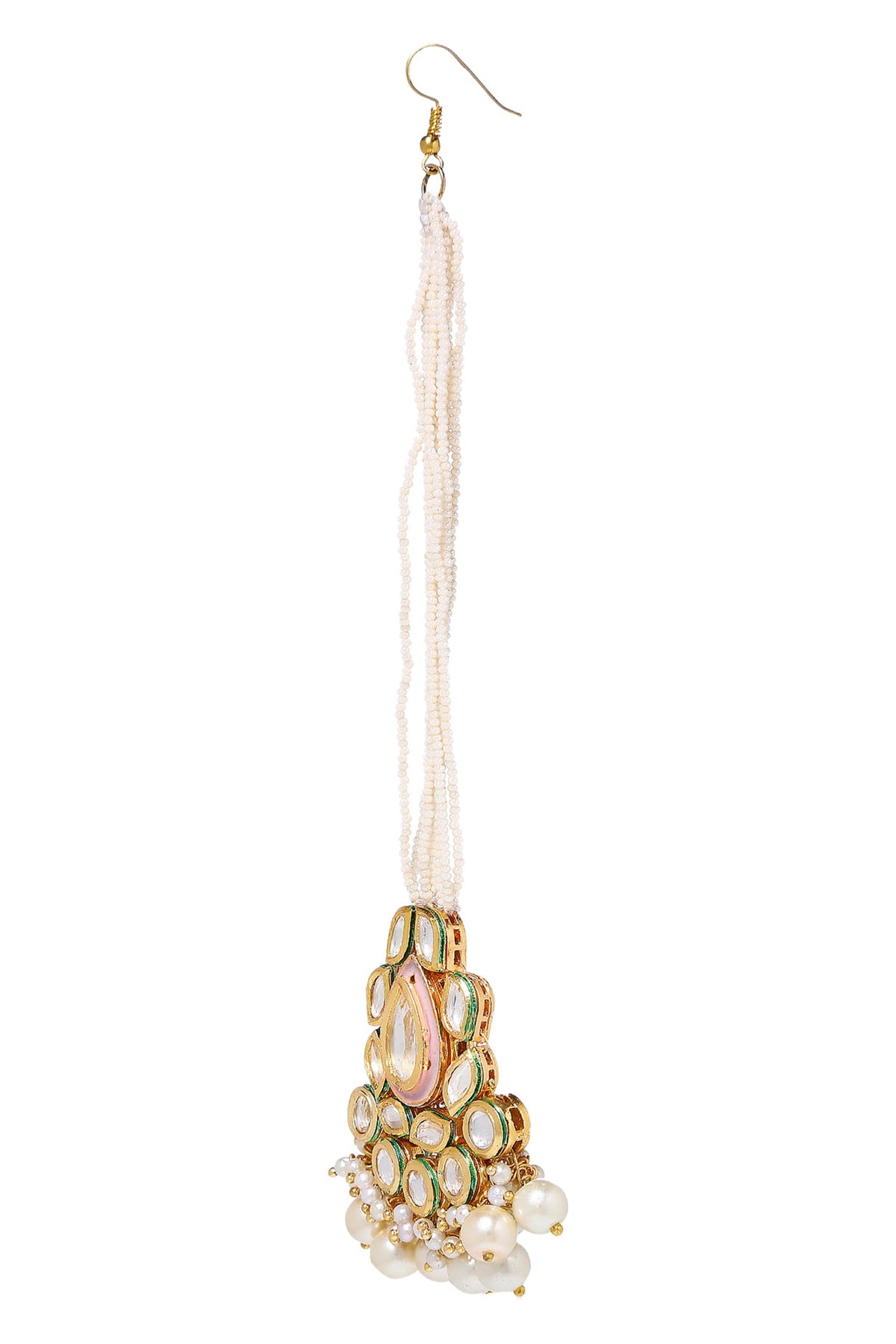 Meenakari Kundan Maangtikka
