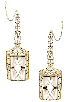 Gold Plated Mogra Earrings