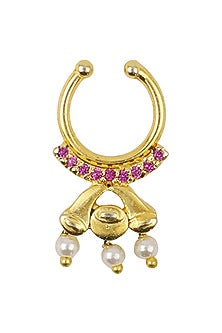 Gold Plated Shennai Septum Nose Ring