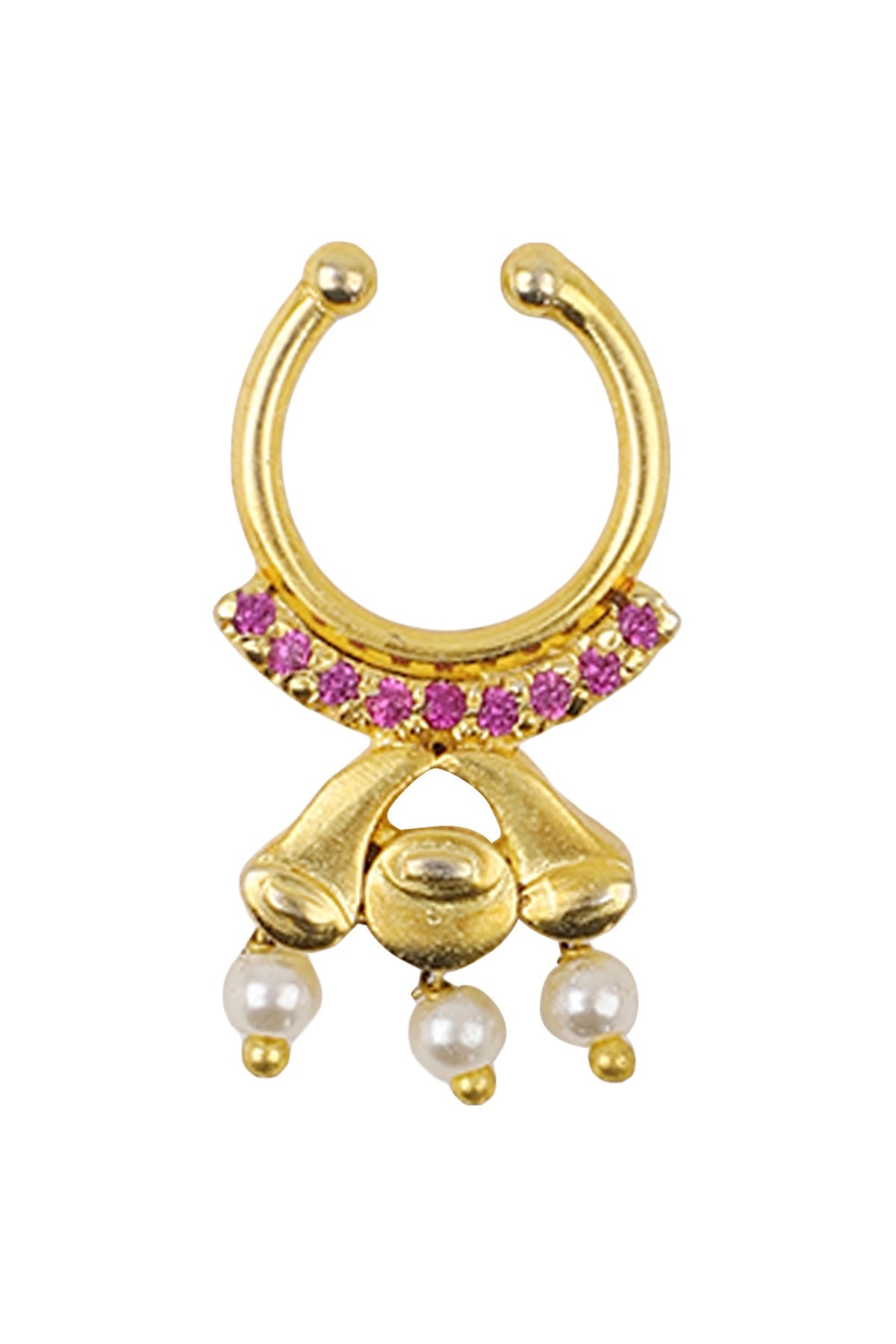 Gold Plated Shennai Septum Nose Ring