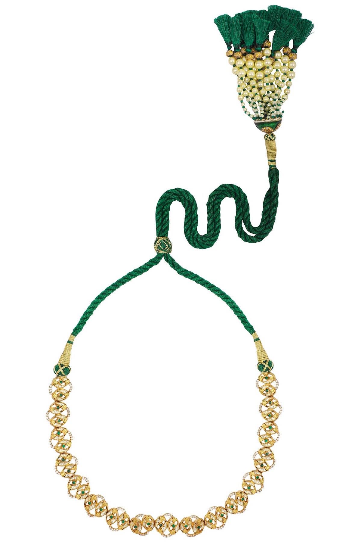 Gold Plated Kundan Stones Choker Necklace