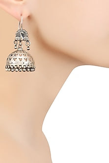 Silver Katticework Earrings