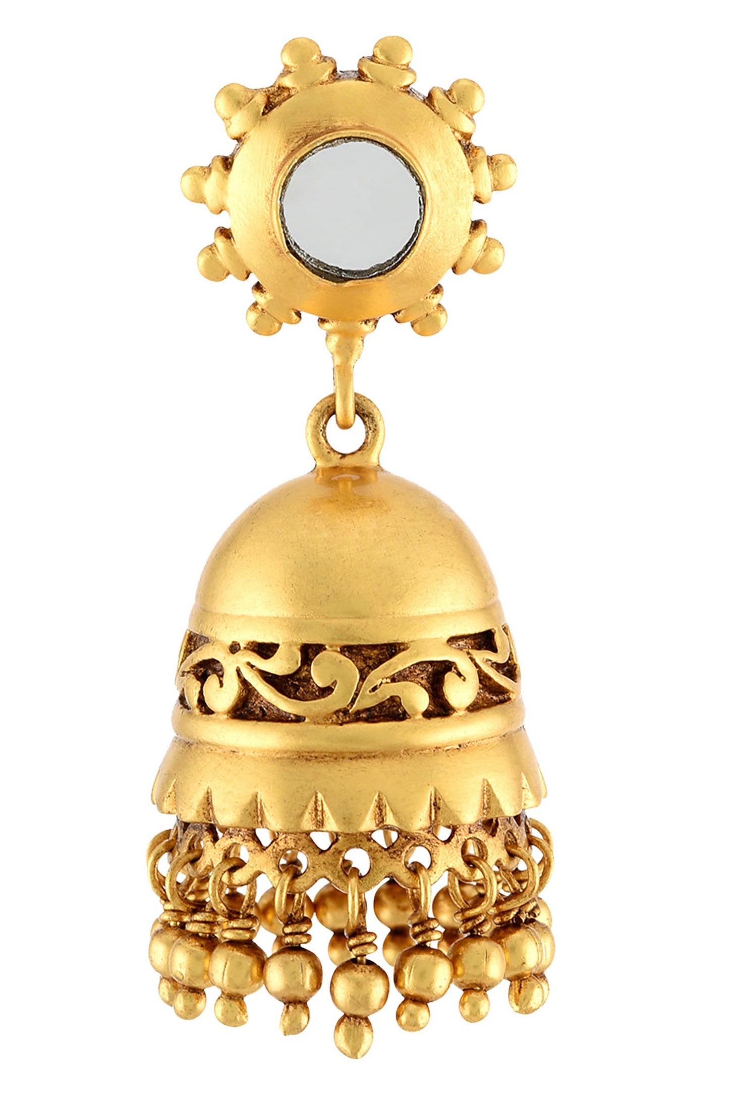 Handcrafted Floral Jhumkas