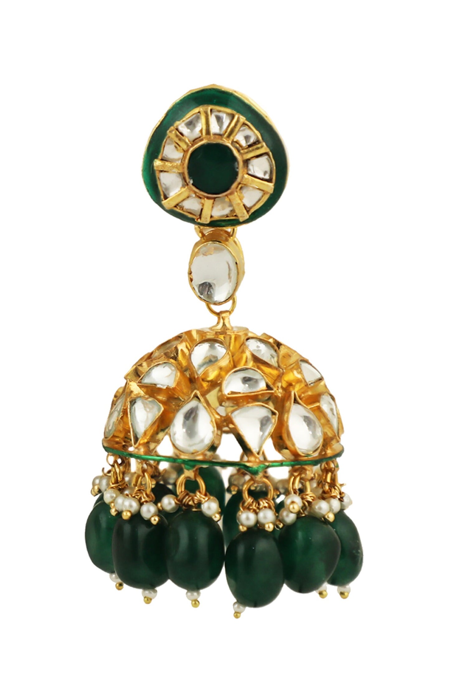 Bead Drop Jhumkas