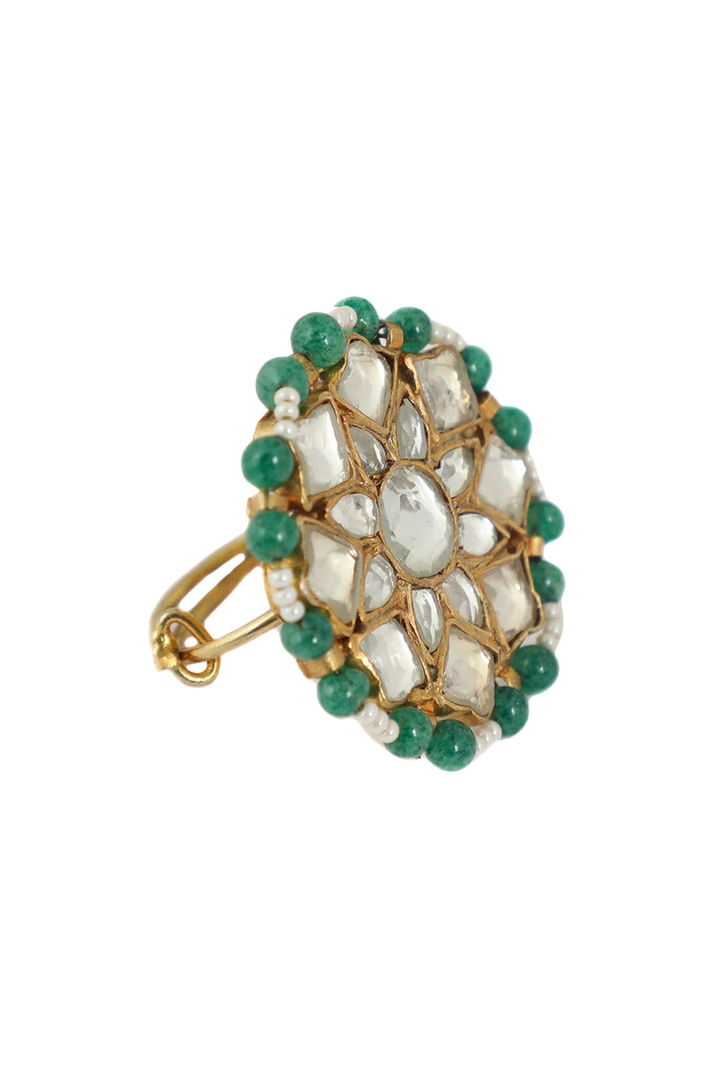 Floral Stone Ring