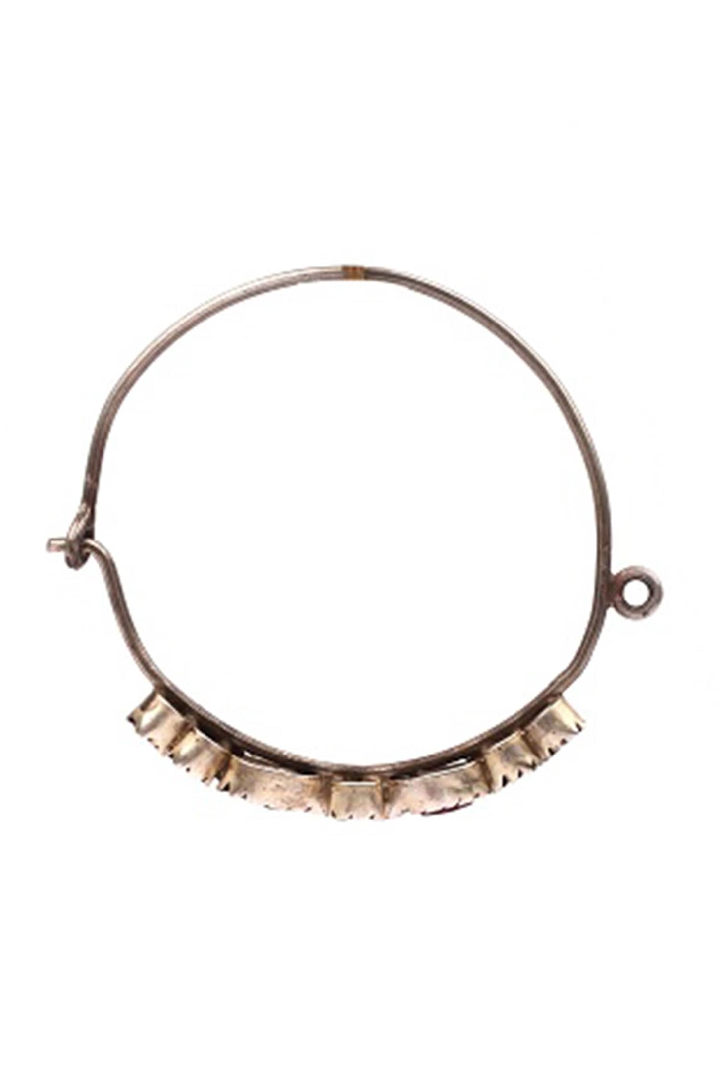 Stone Studded Hoops
