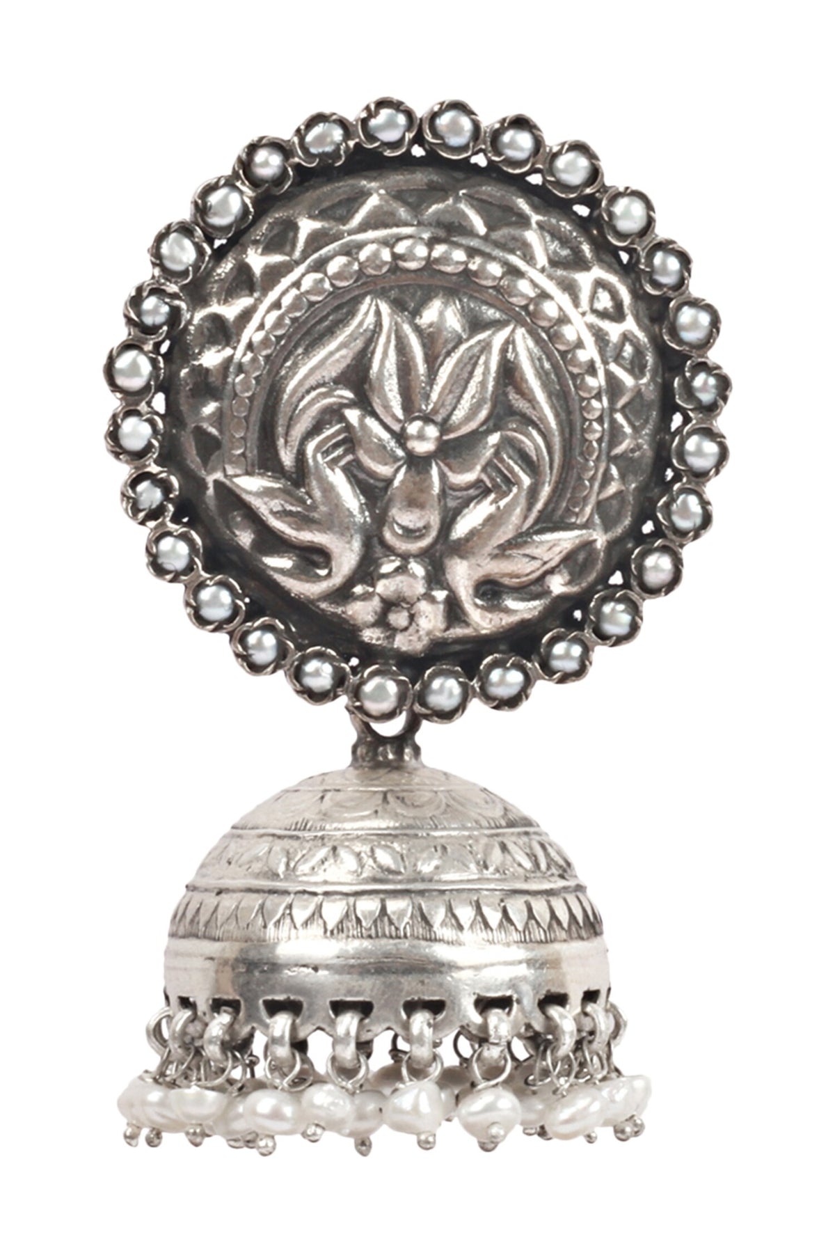 Handcrafted Bead Drop Jhumkas
