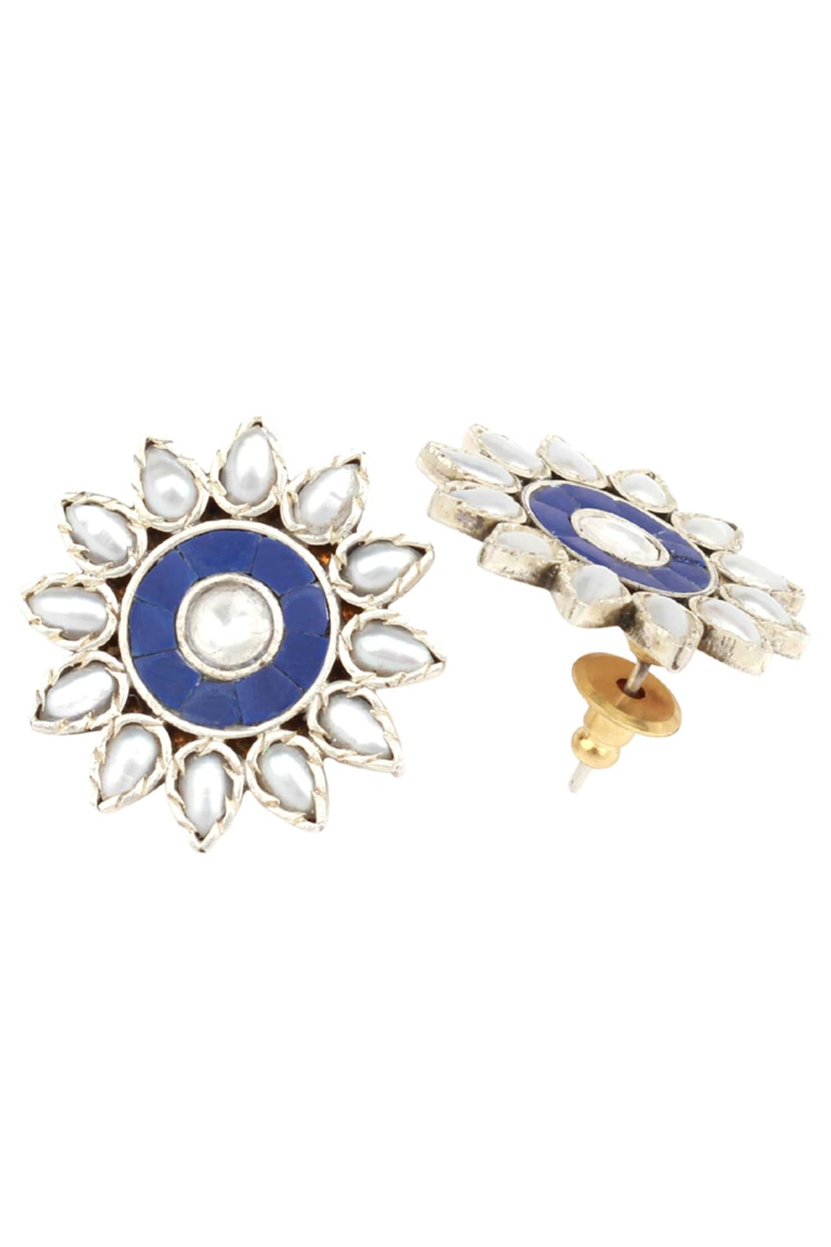 Handcrafted Floral Carved Earrings