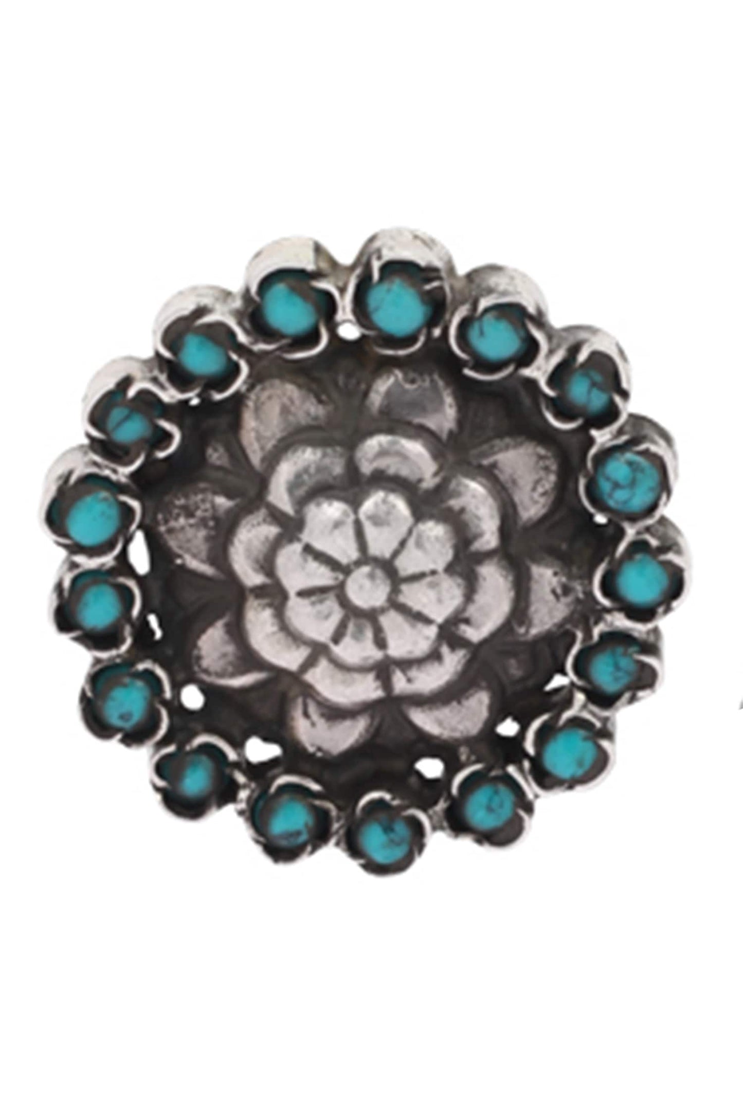Stone Floral Studs